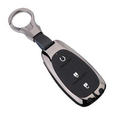 Imagem de 2020 Liga De Silicone Caso Capa Chave Do Carro Compatível com Chevrolet Malibu Equinox Cruze Camaro 2016 2017 2018 2019 Acessórios(Grey Key D)