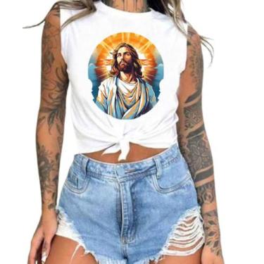 Imagem de Cropped T-Shirts Feminino Estampado Várias Estampas 58 - megan basic, 