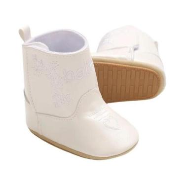 Imagem de Botas De Bebê Retro Em PU, Estampadas E Bordadas, Calçados Casuais Par