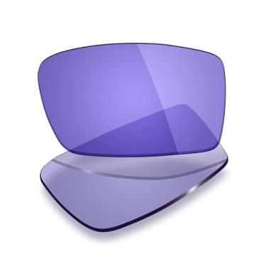 Imagem de Mryok Lentes de reposição UV400 para óculos de sol Oakley Gascan OO9014, HD Polarized, proteção UV, resistente a impactos e ajuste perfeito - HD Roxo