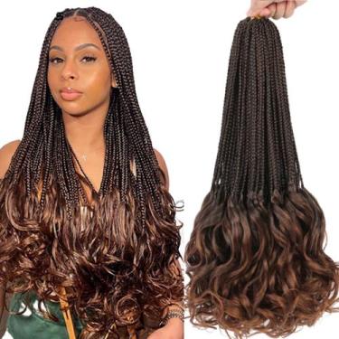 Imagem de Cabelo French Curl Trançado Fibra Premiun Importada 300g - D&D Commerc