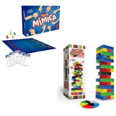 Imagem de Jogo Torre Caiu Perdeu Pro + Fazendo Mimicas - Coluna