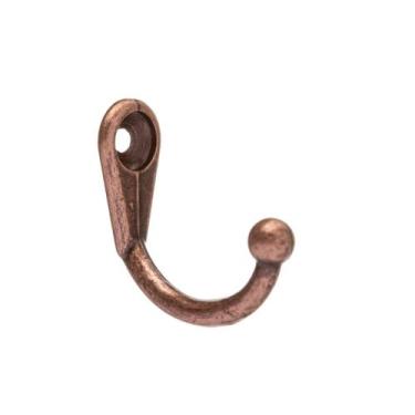 Imagem de Gancho Pequeno Porta Chaves Metal Decoração Mdf 10 Peças + Parafusos -