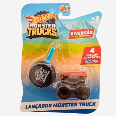 Imagem de Lançador de Carrinhos Hw Demo Derby Hot Wheels Monster Truck