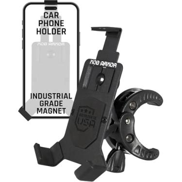 Imagem de Mob Armor Garra de montagem, alumínio aeronáutico, rotação 360, liberação rápida, compatível com iPhone 6 a 14, Samsung Galaxy S3 para Note 7