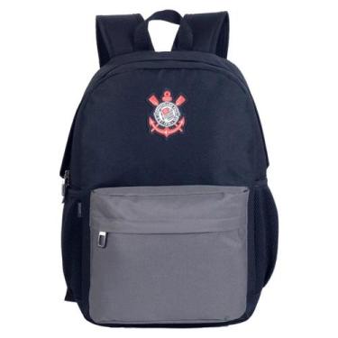 Imagem de Mochila Esportiva Corinthians Classic Cinza Xeryus