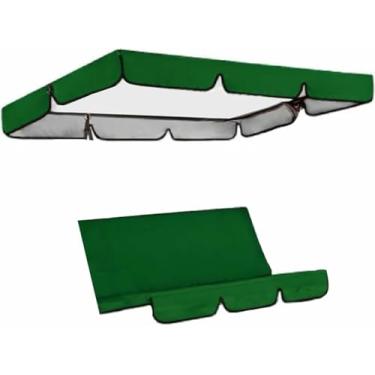 Imagem de Capa protetora para balanço de 3 lugares, rede ou tenda, com cobertura para teto, ideal para proteção no jardim (balanços não incluídos).
