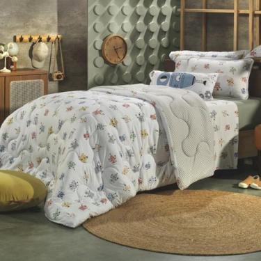 Imagem de Edredom Solteiro Malha Altenburg Infantil 100% Algodão, Cyberfofos Edr