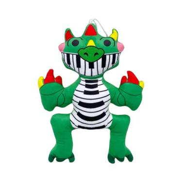 Imagem de Brinquedo De Pelúcia Grande De Dinossauro Verde, Boneco Macio E Fofo P