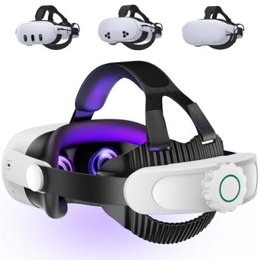 Imagem de Head Strap for Quest 3S/ Quest 3/Quest 2, Elite Strap Replacement Enhanced Support Comfort, VR Headset Accessories Compatible with Oculus Meta Quest 3 Headstrap Reduce Facial Stress Game Boy Games