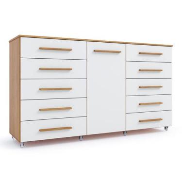 Imagem de Cômoda para Quarto 10 Gavetas e 1 Porta Imperial - Batrol Móveis