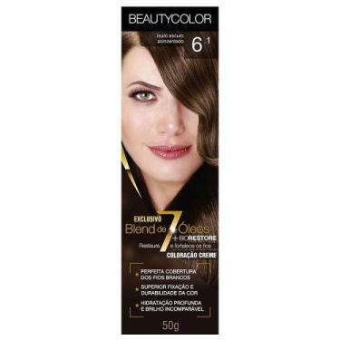 Imagem de Tinta Beauty Color 6.1 Louro Escuro Acinzentado