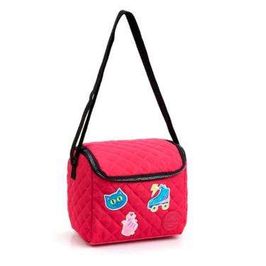 Imagem de Lancheira Térmica Patches Colorup Rosa Escolar - Seanite