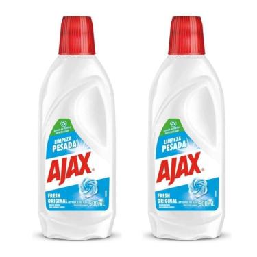 Imagem de Kit 2 Limpador Diluível Ajax Fresh Limpeza Pesada 500ml