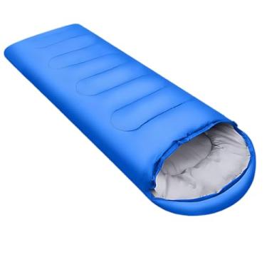 Imagem de LUMINFLY Saco de dormir de acampamento de 20 °C para adultos, enchimento de algodão vazado, resistente à água, 83 x 29 cm, leve, com saco de compressão para caminhadas