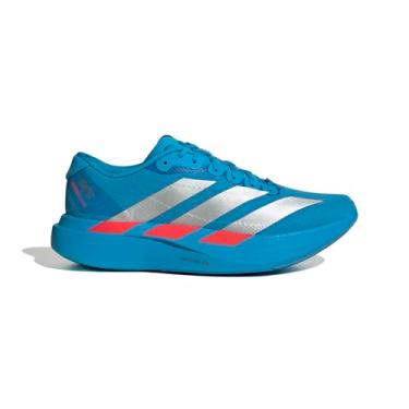 Imagem de Adidas Tênis masculino Adizero Evo Sl Woven M, Azul solar/prata metálico/vermelho lúcido, 12 Wide