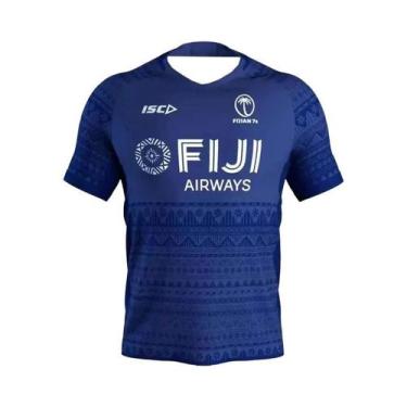 Imagem de Camisa De Rugby Fiji Masculina Tamanho Grande 2025 Respirável De Secag