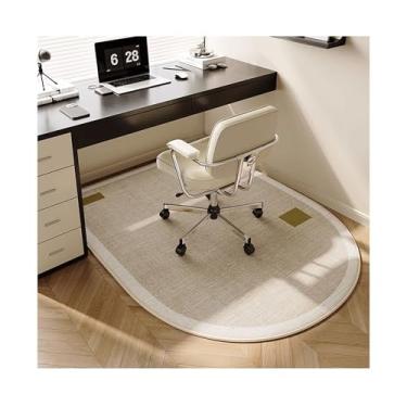 Imagem de Tapete para cadeira de escritório - suporte antiderrapante, fácil de limpar, à prova de som - projetado para pisos de madeira, azulejo e carpete - Tapetes deslizantes para movimento e proteção sem