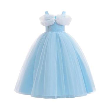Imagem de Fantasia De Princesa Bela Adormecida Para Meninas, Vestido De Cosplay 