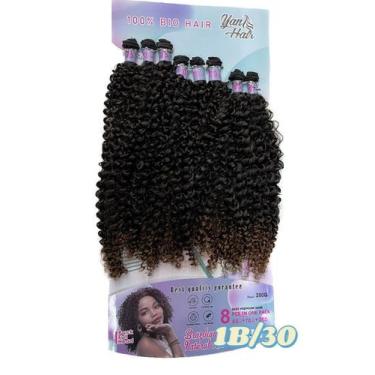 Imagem de Cabelo Deusa Cacheado Fibra Premiun 8pcs 280gr - D&D Commerce, 1B-30