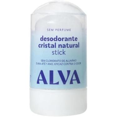 Imagem de Desodorante Cristal Stick Vegano Alva Natural, Desodorante Cristal Sti
