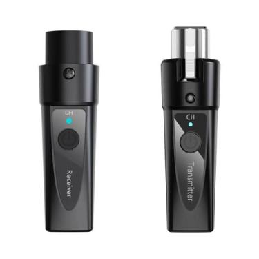 Imagem de Transmissor E Receptor De Microfone Sem Fio XLR Recarregável Sistema 2