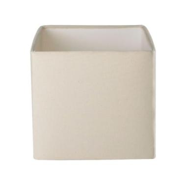 Imagem de Cúpula de Abajur luminária 20x20x20cm Tecido algodão Soquete Nacional 