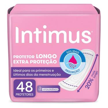 Imagem de Protetor Diário Intimus Extra Proteção Longo Sem Abas 48 Unidades