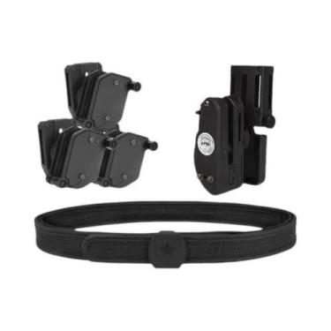 Imagem de Cinto Tático De Tiro Com Coldre E Bolsa Para Carregador Para Competiçã