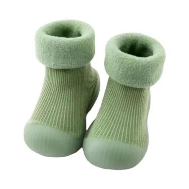 Imagem de Sapatos De Inverno Para Bebês Recém-Nascidos, Meias Quentes E Confortá