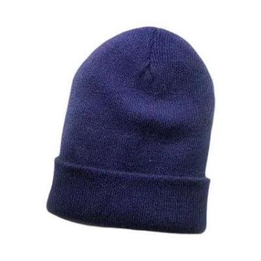 Imagem de Gorros de Inverno de Malha - Unissex, para Outono e Inverno, Azul mari