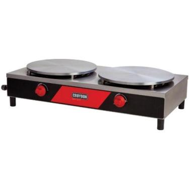 Imagem de Panquequeira A Gás Dupla Mpgd Croydon Inox