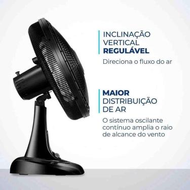 Imagem de Kit 2 Ventilador 40cm 6 Pas Turbo Mondial 3 Velocidades Vsp40 220V