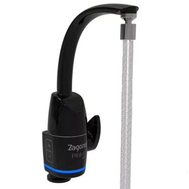 Imagem de Torneira Elétrica Prima Black Touch Para Mesa Ou Parede 5500w 220V
