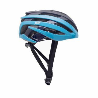 Imagem de Capacete Ciclismo Com Led Jet Hawker Bike Ventilado MTB Speed Ajuste T