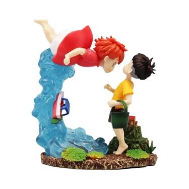Imagem de Figura De Ação Anime Ponyo De 15cm, Estátua De PVC GK, Modelo De Brinq