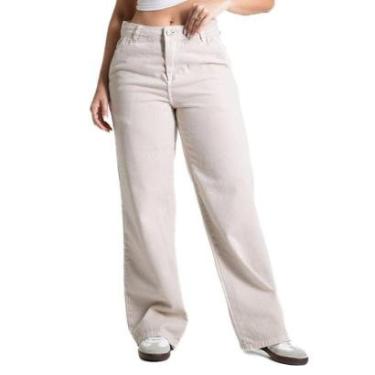 Imagem de Calça Sarja Sawary Wide Leg Petit - 281366 46-Feminino