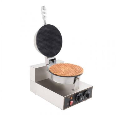 Imagem de HAPPCUCOE Máquina Comercial para Casquinhas de Sorvete 1200W em Aço Inoxidável com Controle de Temperatura e Tempo