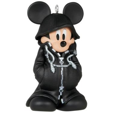 Imagem de Enfeite de Natal Hallmark Keepsake, Disney Kingdom Hearts 2 Rei Mickey, Plástico 3,6x6,3x4,7 cm Preto