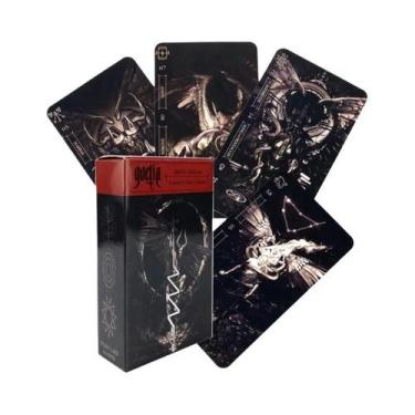 Imagem de Jogo De Cartas De Tarô Para Adultos, Baralho Goetia Darkness Oracle, J