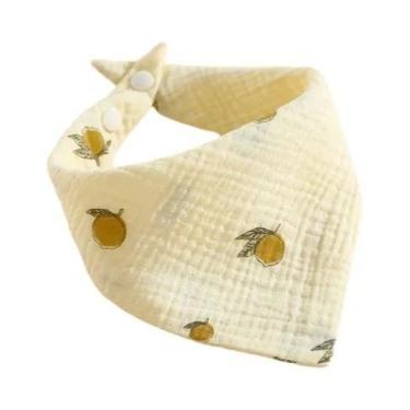 Imagem de Babadores De Musselina Para Bebês, 5 Peças, Algodão Macio, Triangulare