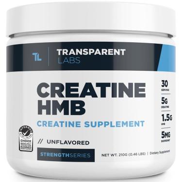 Imagem de Suplemento Transparent Labs Creatine HMB 30 porções-Unissex