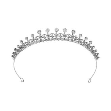 Imagem de Coroa De Princesa Para Casamento, Joia De Cabelo Para Festa Nupcial, P