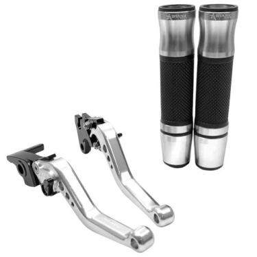 Imagem de Kit Manopla Monster Manete Esportivo Factor Fazer 150 UBS - NoBrand, P