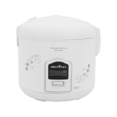 Imagem de Panela Arroz Elétrica Britânia 10 xícaras Risoto Legume 110v, Branco, 