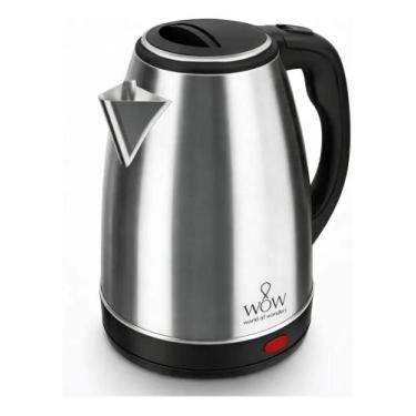 Imagem de Chaleira Elétrica Jarra 2l Café Chá Inox 110v Wow World Of W - Congrat