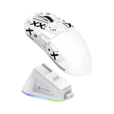 Imagem de Mouse Gamer Sem Fio X11 Attack Shark 1K Hz PAW3311 RGB Com Carregador 