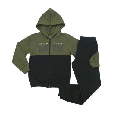 Imagem de Agasalho Infantil Blusão Estampado e Calça 4392 - Bicho Bagunça-Masculino