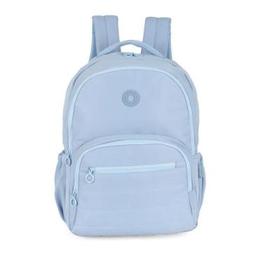 Imagem de Mochila de Costas Média Juvenil Náilon Mate Up4you, Azul, Único