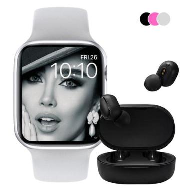Imagem de Relógio Smart Watch Digital Masculino Feminino c/ Fone de ouvido Sem F